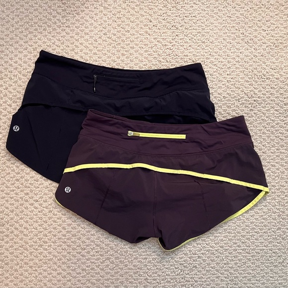 Lululemon speed up low rise shorts bundle size 6 - Picture 2 of 6